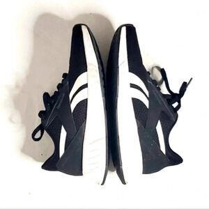 Reebok Energen Lite Running Athletic Laceup  Shoe Black& White Sz 6 US Fuel Foam